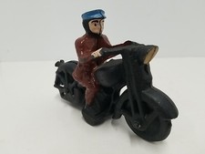 Vintage Cast Iron Motorcycle Cop