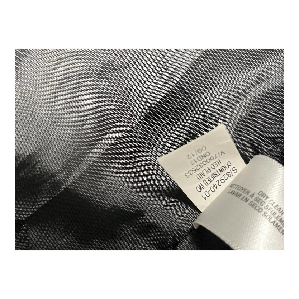 Unisex Red Plaid Coat - By Old Navy. Size (Medium) - Image 4 of 4