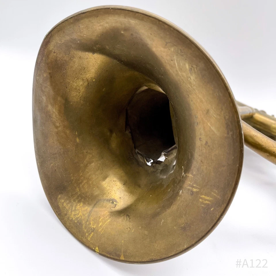 Antike Couesnon & Cie Trompete Fournisseurs de l‘armee Paris 1900 Membre du Jury - Bild 3 von 4