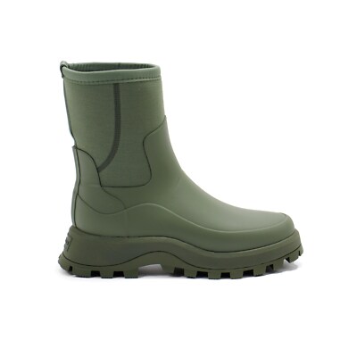 Women's Hunter Boots City Explorer Short Neoprene Green Rain Boots