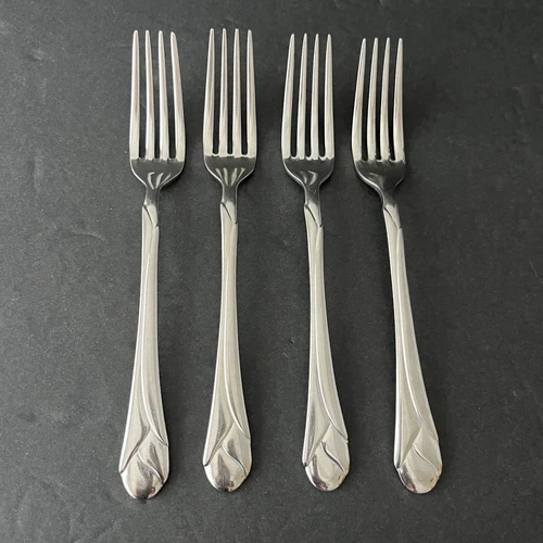 Mikasa SWEET PEA Gerald Patrick Salad Forks Lot Of 4 Stainless 18/8