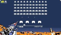 Turn One Space Invaders Retro Playmat Turn One Gaming Turn One Space Invaders Retro Playmat Turn One Gaming