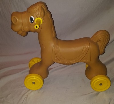plastic horse riding toy