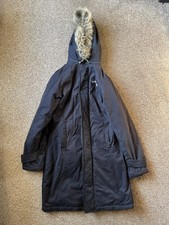 Golddigga Ladies Black Coat Size Xs (6/8)