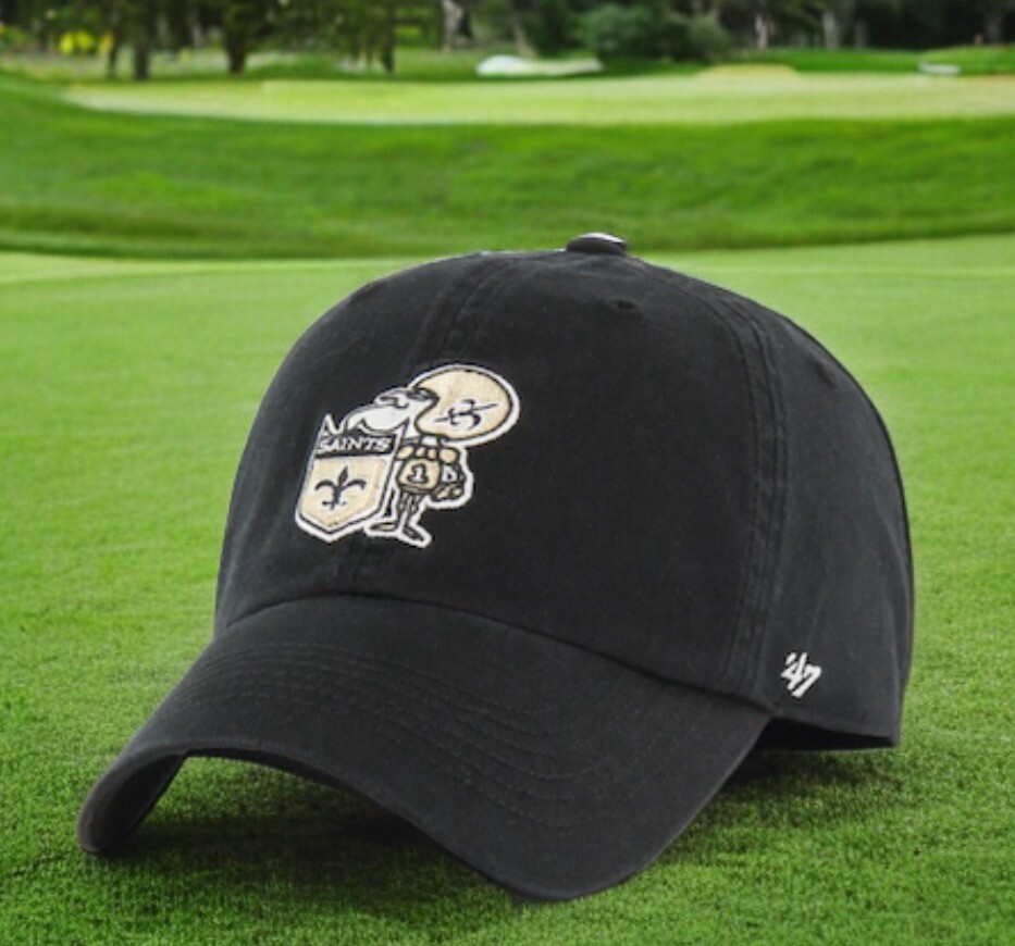 New Orleans Saints 47 Brand NFL Football Black Gold Team Hat Cap