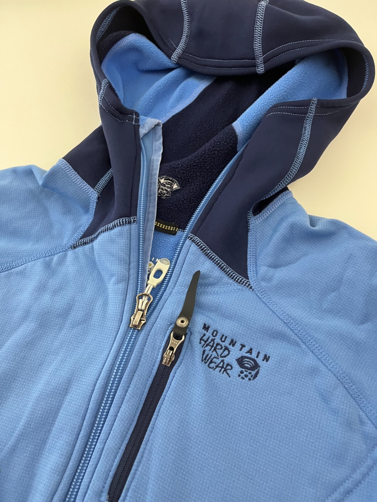 Vtg Polartec Power Stretch Fleece Full Zip Rain Jacket Womens Medium Windbreaker