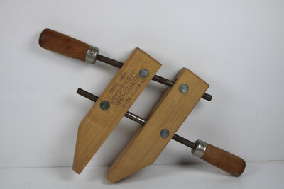 Antique Vintage Jorgensen  Adjustable 8'' Wood Clamp  Inv#DR93