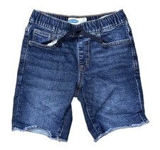 Preowned- Old Navy Karate Slim Drawstring Denim Shorts Boys Size 8