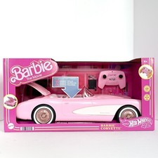 Hot Wheels RC Barbie Corvette Remote Control Car from Barbie: The Movie