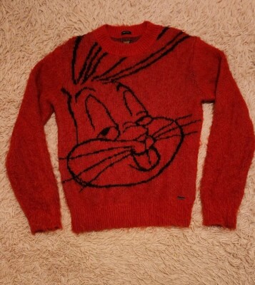 HUGO BOSS バックスバニー ニットセーター XL レッド HUGO BOSS x LOONEY TUNES Bugs Bunny Alunar Sweater Red S | eBay