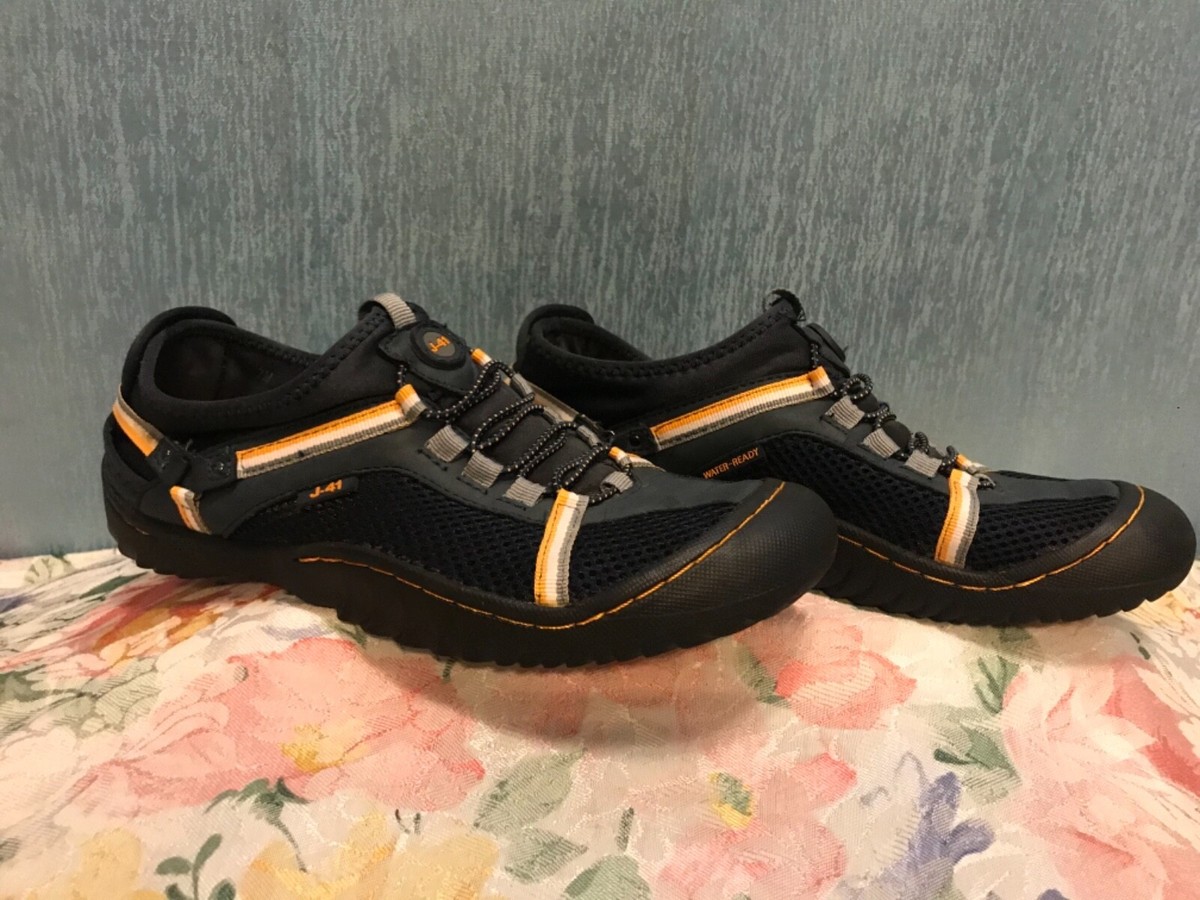 J-41 Tahoe Trail Hiking Water Ready Shoes Slip On Vegan Gray