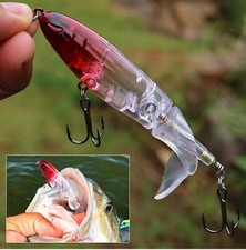 Whopper Plopper Topwater Floating Fishing Lures Rotating Tail  A 07