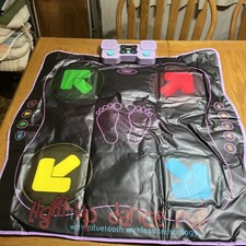 Kidzlane Dance Game Mat  Light Up Dance Pad with Wireless Bluetooth/AUX Kids