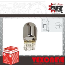 Light Bulb - Chrome / Amber - 12v 21w 585 WY21W T20 Capless Wedge - Indicator