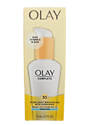 Olay Complete SPF 30 Sensitive Daily Moisturizer (2.5 FL OZ) Exp 09/2025