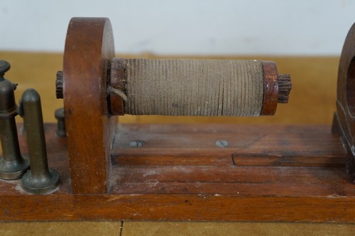 Antique Induction Coil Coupler Shortwave Slide 10" - Picture 5 of 10