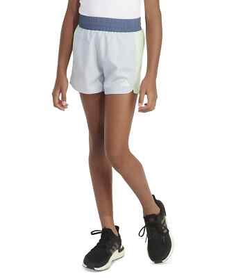 adidas Big Girls AEROREADY Colorblock Woven Pacer Shorts AH4417 NEW with TAGS