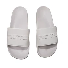 New Acts Men's Pool Slides in White - Size 40 (US Size 7.5)
