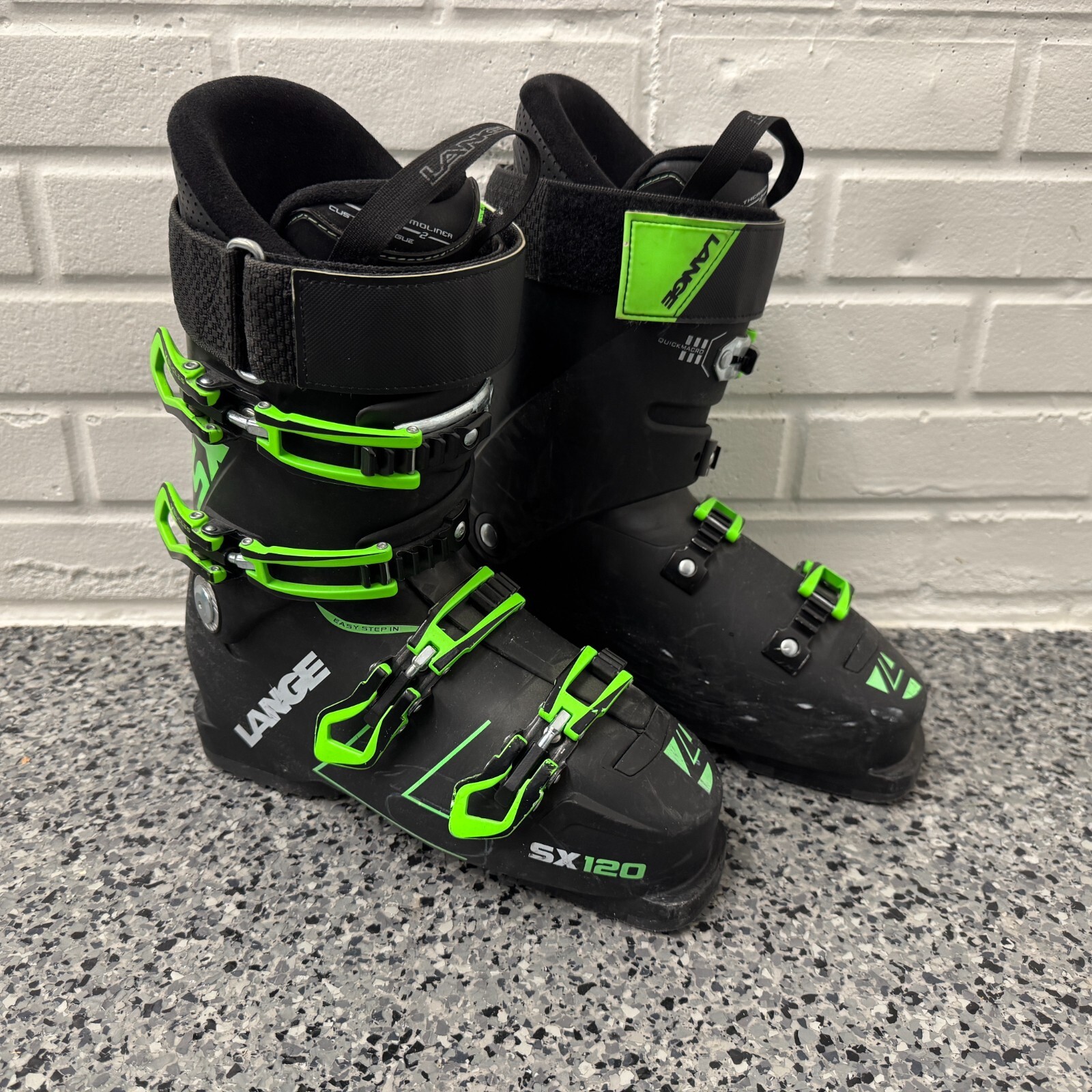 SALOMON Scarponi da sci alpino downhill uomo usati LANGE SX 120 misura MONDO 25 5