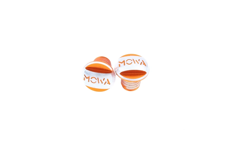 MOWA Road Mountain eBike City Bicycle Pivot Bolts 2pcs M8 for Fork use Orange - Image 4 of 4