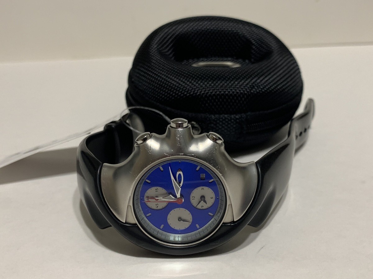 Oakley Detonator Watch Blue Face Rare & Hard to Find. Oakley