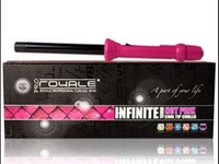 Pro Royale Infinite Tourmalin Curling Iron Wand 19mm Hot Pink Black Glove Pro Royale Infinite Tourmalin Curling Iron Wand 19mm Hot Pink Black Glove