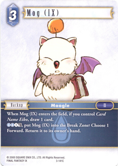 ⭐モグ⭐ Near Mint FFTCG Mog (IX) - 3-141C Opus III Final Fantasy TCG | eBay