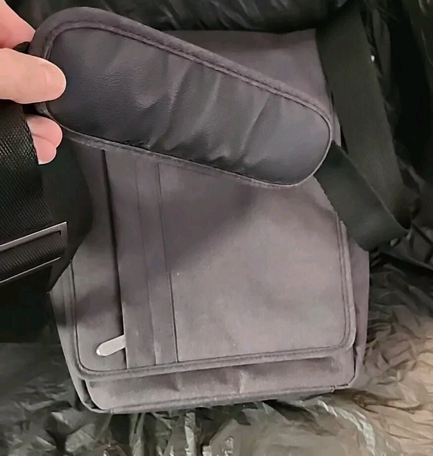 Вертикальная сумка-мессенджер CASECROWN College Charcoal 11 дюймов для планшета ноутбука КАЧЕСТВО! - Изображение 3 из 4