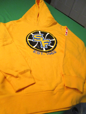 NEW GOLDEN STATE WARRIORS YOUTH HOODIE HOODED SWEATSHIRT YELLOW