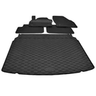 MP rubber mats + trunk tray set suitable for VW Taigo from manufacturing year 2021