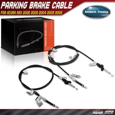 2x Rear Left & Right Side Parking Brake Cable for Acura RSX 2002 2003 2004-2006