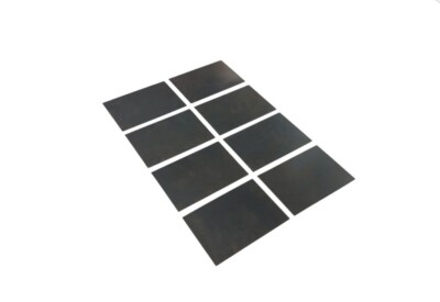 18 GUAGE STEEL SHEET METAL COLD ROLLED 8'' X 12''  8 pack