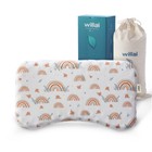 21'Ergonomic Kids Pillow with Food-Grade Silicone | Machine Washable 300+ Times