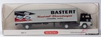 "1/87 H0 Wiking 0547 01/PMS 199179, Magirus 186 D 15 Fs Koffersattelzug \"Bastert\""