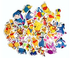 Winnie The Pooh Themed Lot of 40 Assorted Sticker Decals