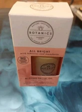 NEW Botanics Bi-Phase Facial Oil w/ Hibiscus & Mandarin Oils - 25 ml