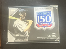 Lou Gehrig 2019 Topps 150th Anniversary Manufactured Patch #AMP-LG (NM)