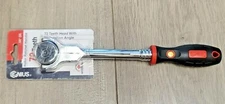 Genius Tools 3/8" dr Long Handle Rotor Ratchet w/ Comfort Grip Handle #381803S