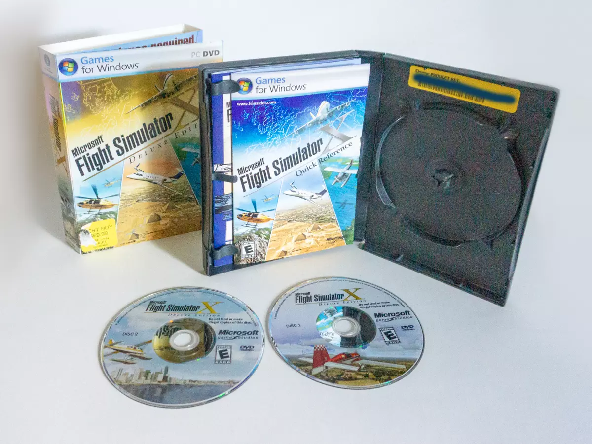 Flight Simulator X - Deluxe Edition - 2DVDs - Dvd-rom