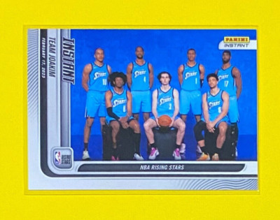 2022-23 Panini Instant Team Photo NBA RISING STARS 1/545 SP Team Joakim #129