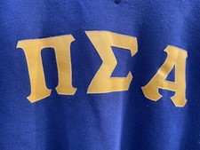 Vintage Pi Sigma Alpha PSA Russell Athletic Sweatshirt Sewn Letters UT USA Made