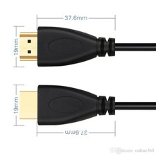 5FT 1.5M HDMI Video Cable Male to Male Gold Plug 1080P For HDTV 3D Blu-ray LCD