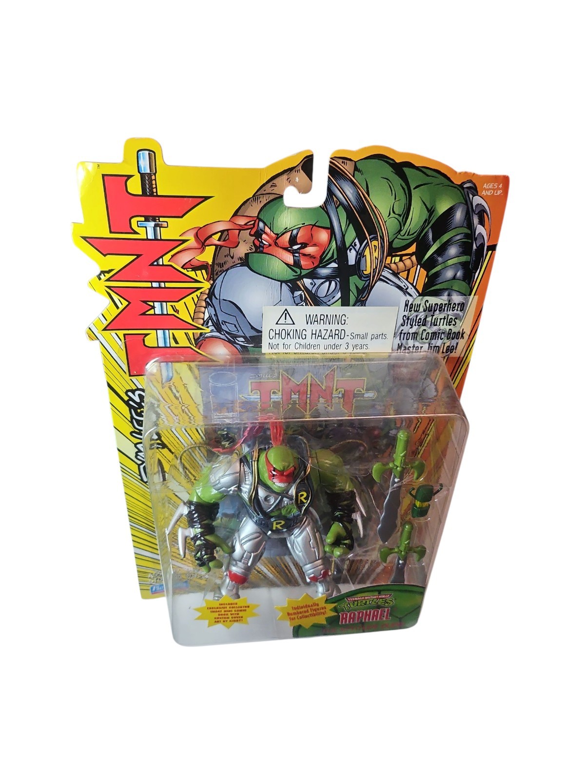 Lot Of 3 TMNT Jim Lee Teenage Mutant Ninja Turtles Playmates Set MOC thumbnail 4