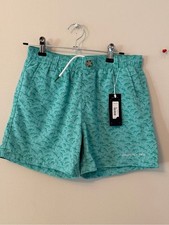 Properly Tied Fish Frenzy Mallard Shorts Size 8