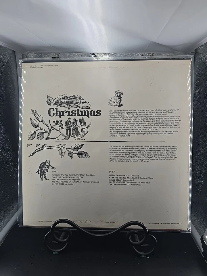 VINTAGE PICKWICK 33 ILL BE HOME FOR CHRISTMAS SPC 1009-A BEACH BOYS VG/VG+ Foto 2 de 4