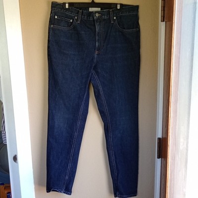 Everlane Cotton Men's Classic Tapered Blue Jeans Size 35/32