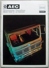 AEC Mercury Tractor AV505 Diesel TGM4R Sales Brochure July 1968  Ref 113.7.68