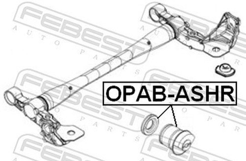 FEBEST OPAB-ASHR Bushing, Essieu Arrière Pour CHEVROLET, OPEL - Photo 2/7