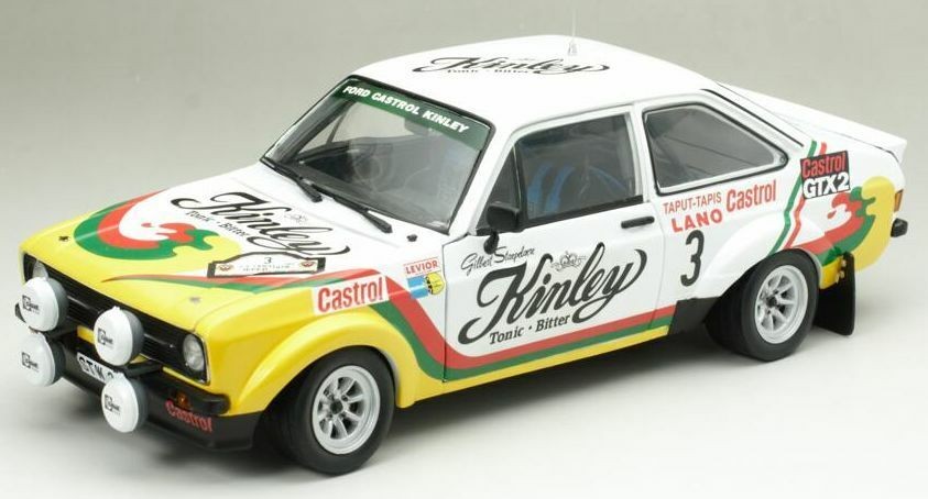 Ford Escort MKII RS1800 miniature voiture rallye historique Sun Star 1/18 Staepelaere