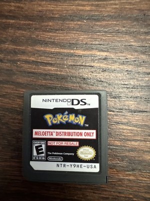 Pokemon Distribution Cartridge Meloetta NTR-Y9HE-USA Nintendo DS 